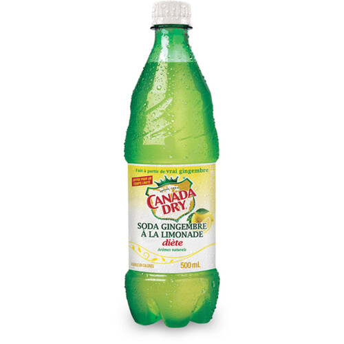 Canada Diet Dry Ginger Ale Lemonade 500 ml (bottle)