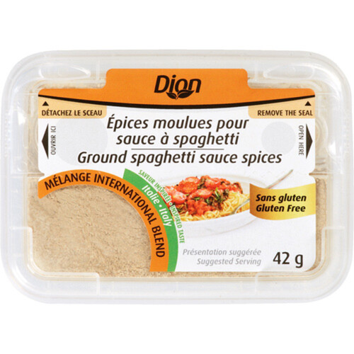 Dion Gluten-Free Spices Ground Spaghetti Sauce 42 g