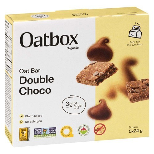 Oatbox Bars Double Chocolate 5 x 24 g
