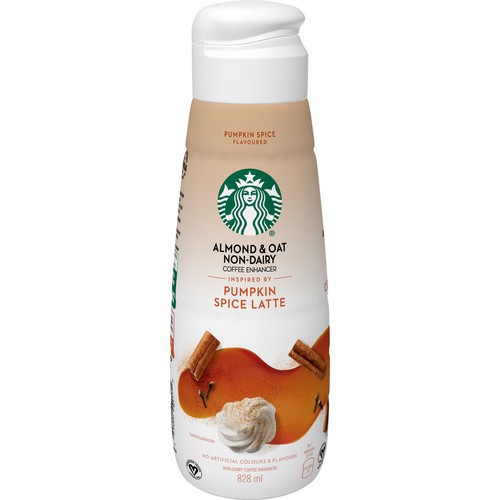 Starbucks Non-Dairy Almond & Oat Coffee Enhancer Pumpkin Spice Latte 828 ml