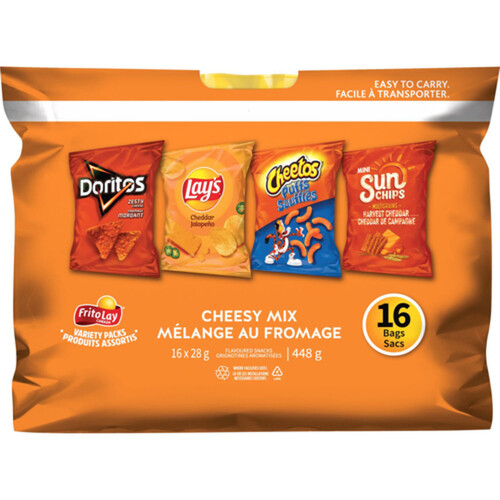 Frito Lay Multipack Cheesy Mix 16 count 448 g