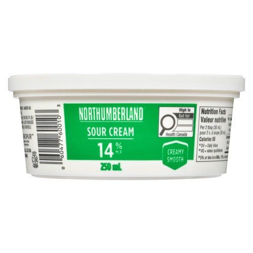 Northumberland 14% Sour Cream Regular 250 ml