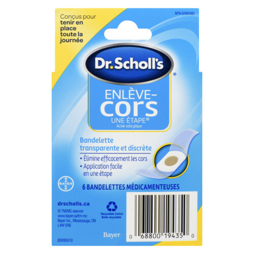 Dr. Scholl's Corn Remover 6 Medicated Bandages