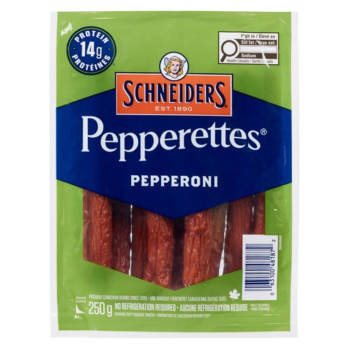 Schneiders Pepperettes Sausage Snacks Pepperoni 250 g