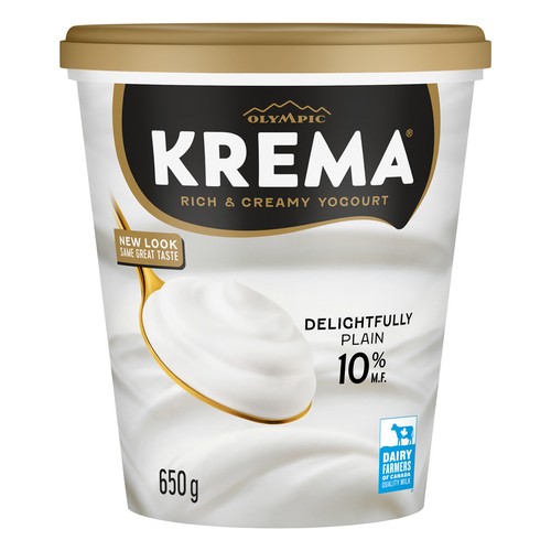Olympic Krema 10% Yogurt Plain 650 g