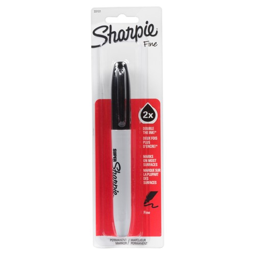 Sharpie Permanent Marker Super Black 1 EA