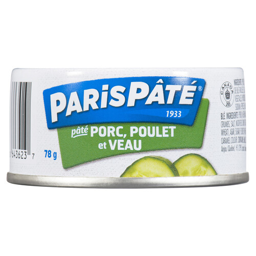 Paris Pâté Spread Pork Chicken & Veal 78 g