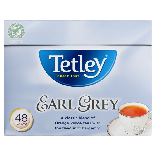 Tetley Tea Earl Grey 48 Tea Bags