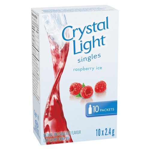 Crystal Light Drink Mix Singles Raspberry Ice 24 g
