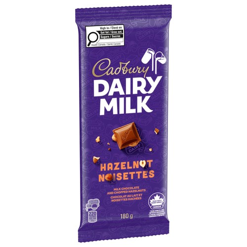 Cadbury Dairy Milk Chocolate Bar Hazelnut 180 g