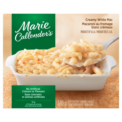 Marie Callender's Frozen Entrée Creamy White Mac 680 g