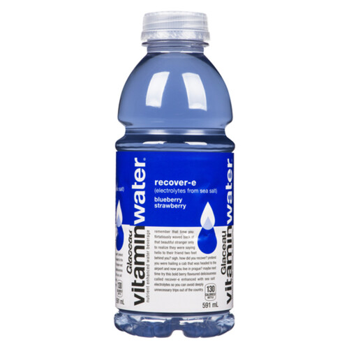 Glaceau Recover-e Vitaminwater Blueberry Strawberry 591 ml (bottle)