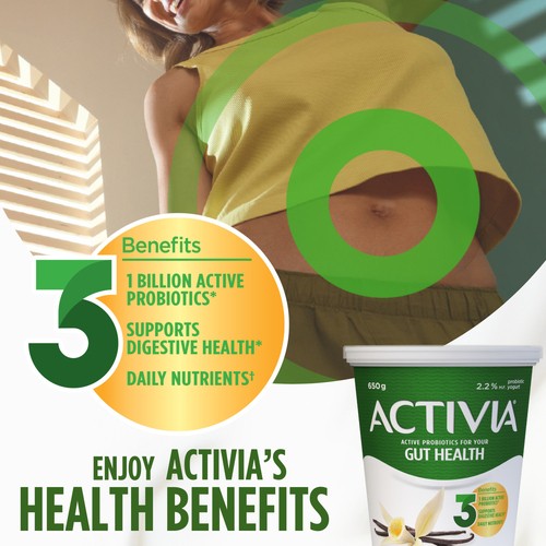Activia 2.2% Yogurt With Probiotics Vanilla Flavour 650 g