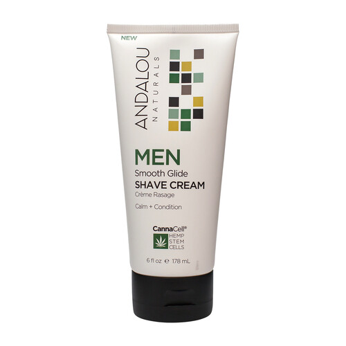 Andalou Naturals Smooth Glide Men's Shave Cream 178 ml