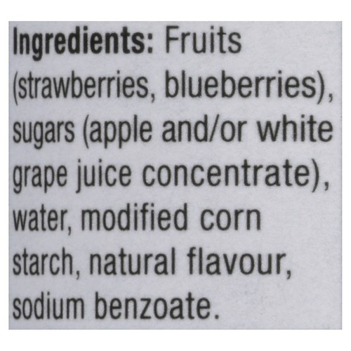 La Fraisonnee Fruit Juice Spread Strawberry & Blueberry Sweet 250 ml
