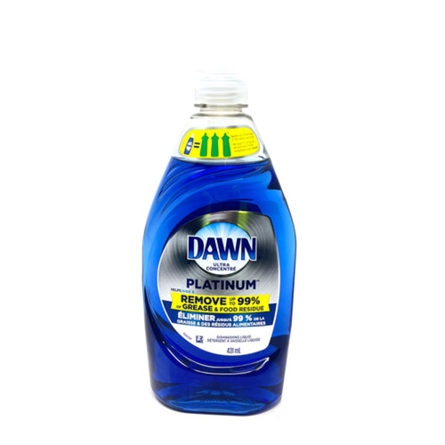 Dawn Platinum Liquid Dish Detergent Refresh Rain 431 ml