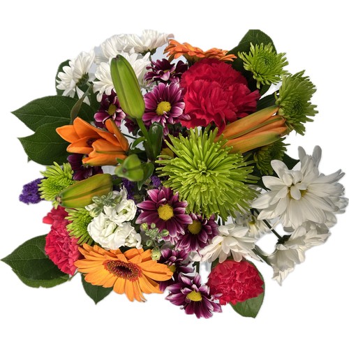 Flower Bouquet Jewel Toned