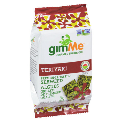 GimMe Organic Roasted Seaweed Teriyaki 10 g