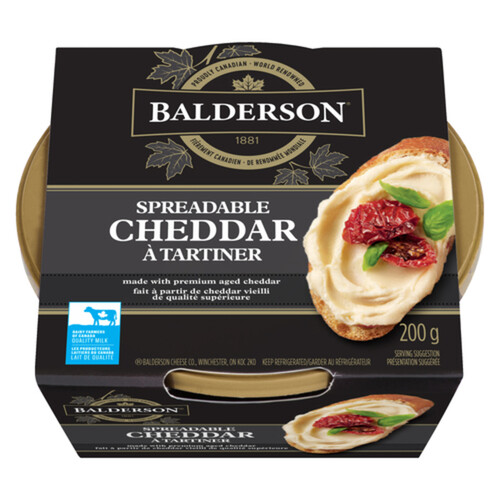 Balderson Spreadable Cheddar Cheese 200 g