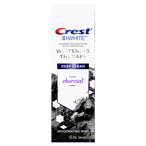 Crest 3D White Toothpaste Whitening Therapy Charcoal 63 ml