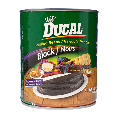 Ducal Black Refried Beans 790 ml