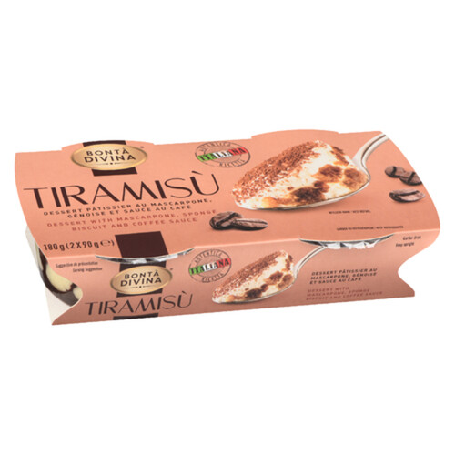 Bonta Divina Tiramisu Pastries Pies 180 g