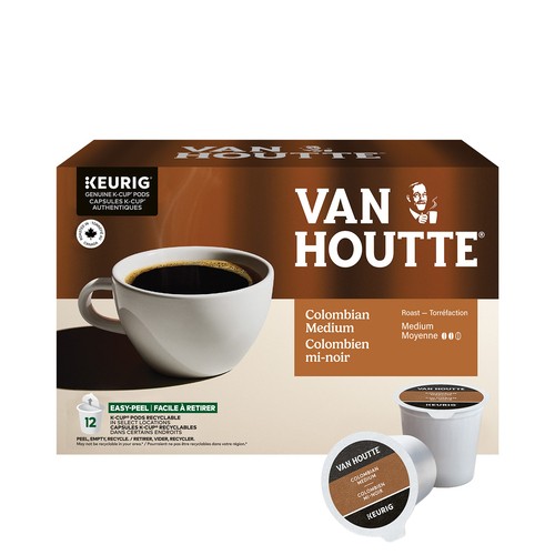 Van Houtte Coffee Pods Colombian Medium Roast 12 K-Cups 114 g