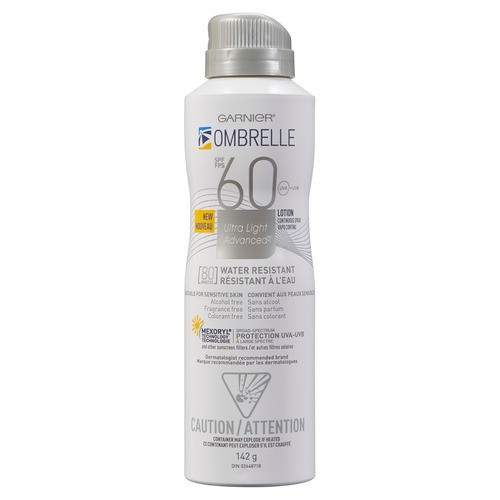 Garnier Ombrelle Ultra Light Advanced Sunscreen Continuous Spray Lotion SPF 50+ 142 g