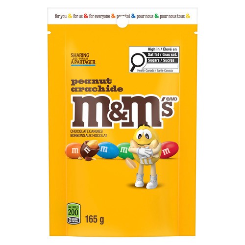 Mars Canada M&M's Chocolate Peanut 165 g