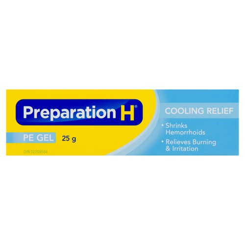 Preparation H Cooling Relief PE Gel 25g