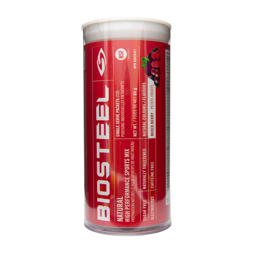 BioSteel Sports Drinl Natural High Performance Sports 12 x 84 g