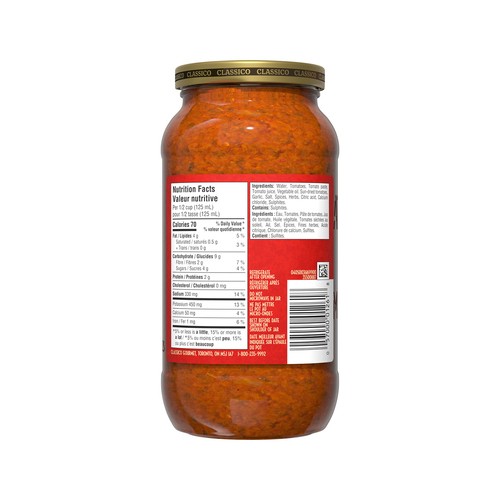 Classico Pasta Sauce Sun-Dried Tomato 600 ml