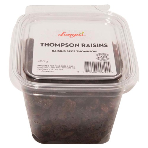 Longo's Thompson Raisins 400 g
