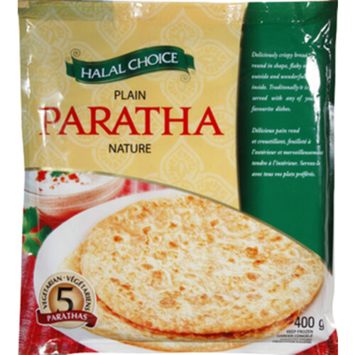 Halal Choice Plain Paratha 400 g (frozen)