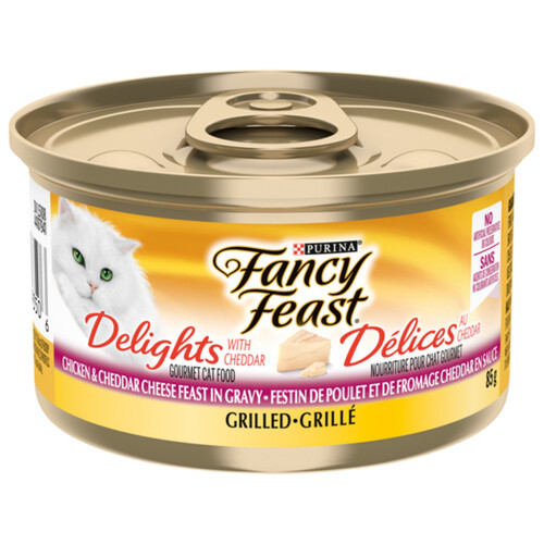 Fancy Feast Wet Cat Food Delights with Cheddar 85 g