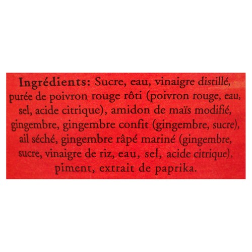 The Ginger People Sauce Sweet Ginger Chili 375 ml