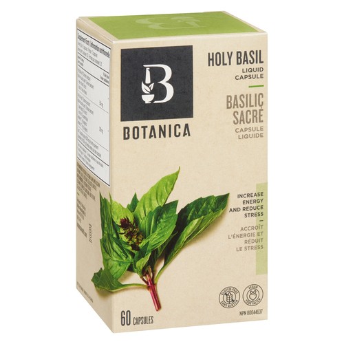 Botanica Liquid Capsule Holy Basil 60 Count