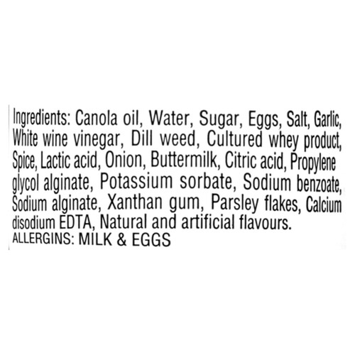 Johnny's Extreme Taste Dressing Dill Ranch 354 ml Voilà Online Groceries & Offers