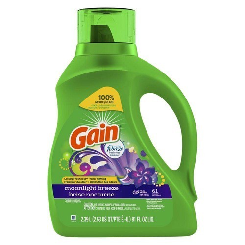 Gain Liquid Laundry Detergent Aroma Boost Moonlight Breeze With Febreze 2.6 L