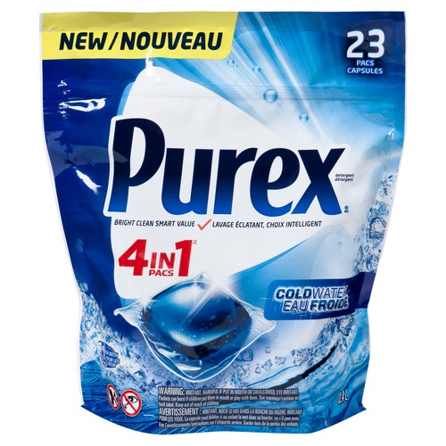 Purex Ultra Packs Cold Water Laundry Detergent 23 EA
