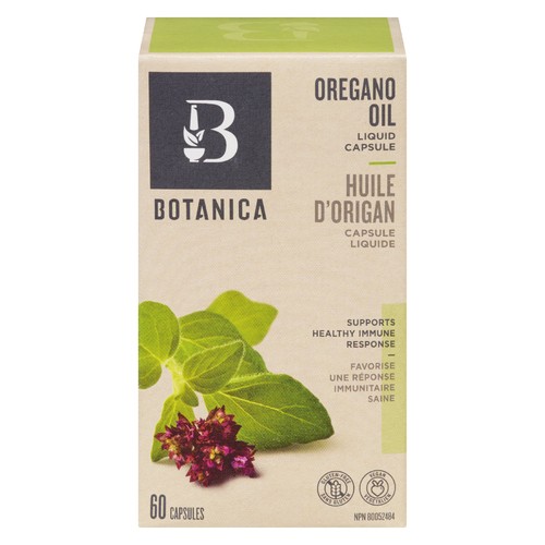 Botanica Oregano Oil Liquid Capsule 60 Count