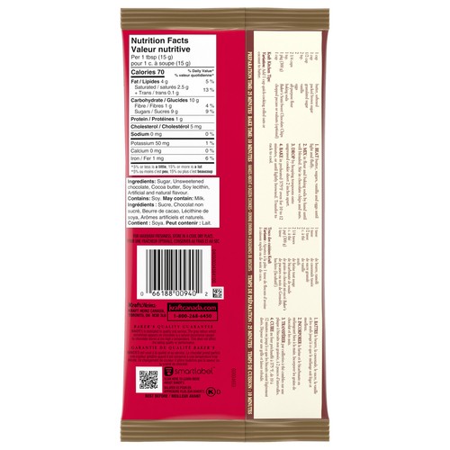 Baker'S Semi-Sweet Chocolate Chips 300 g