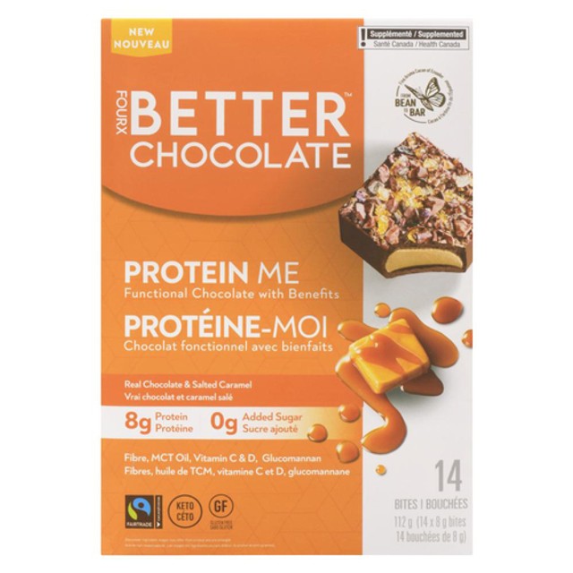 Four X Better Chocolate Dietary Supplement Protein Me Salted Caramel ...