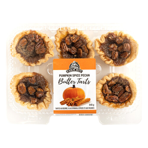 Farm Boy Pumpkin Spice Pecan Butter Tart 510 g (frozen)