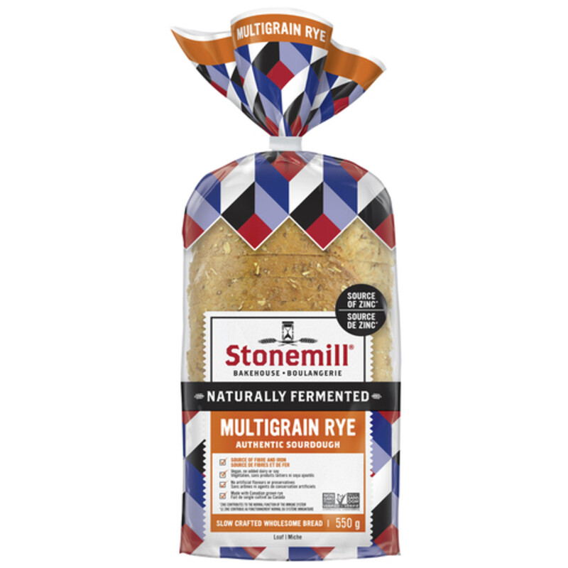 Stonemill Bakehouse Authentic Sourdough Rye Multigrain Bread 550 g Voilà Online Groceries & Offers
