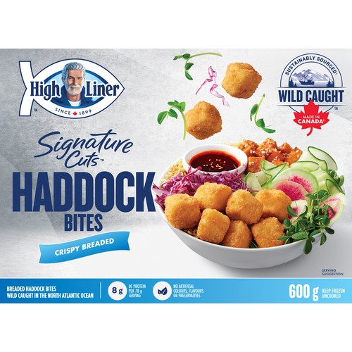 High Liner Frozen Breaded Haddock Bites Original 600 g