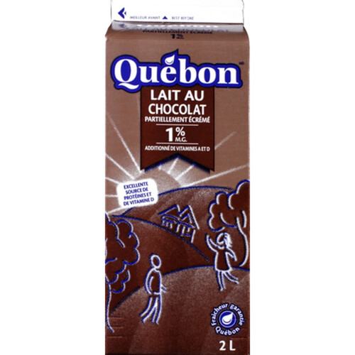 Quebon 1% Chocolate Milk 2 L