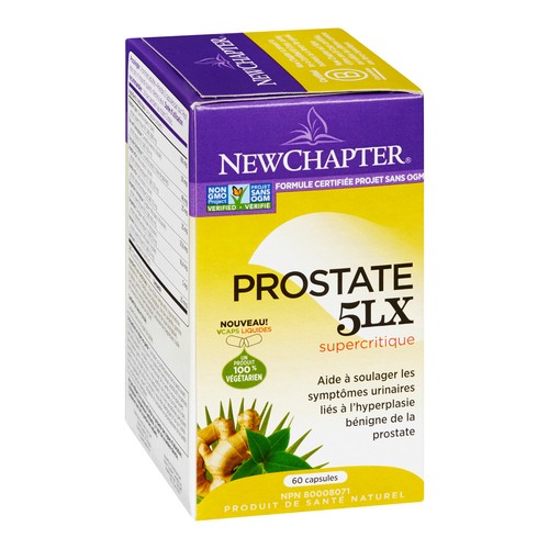 New Chapter Supplements Prostate 5LX Liquid Capsules Nutritional 60 EA