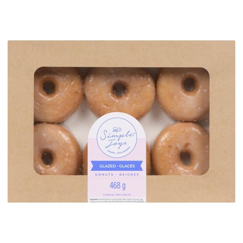 Simple Joys Bakery Donuts Glazed 468 g