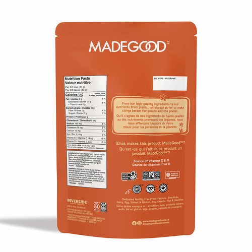 MadeGood Star Puffed Crackers Cheddar 121 g